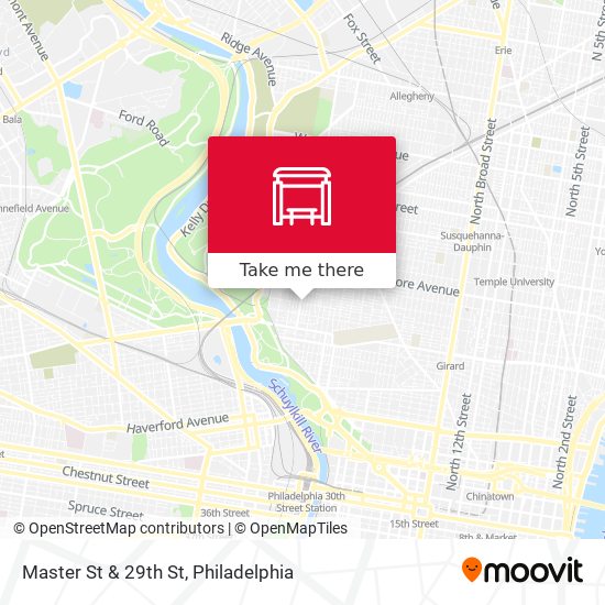 Master St & 29th St map