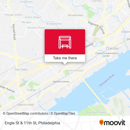 Engle St & 11th St map