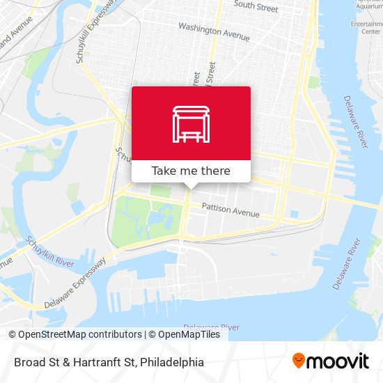 Mapa de Broad St & Hartranft St
