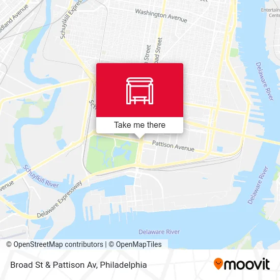 Broad St & Pattison Av map
