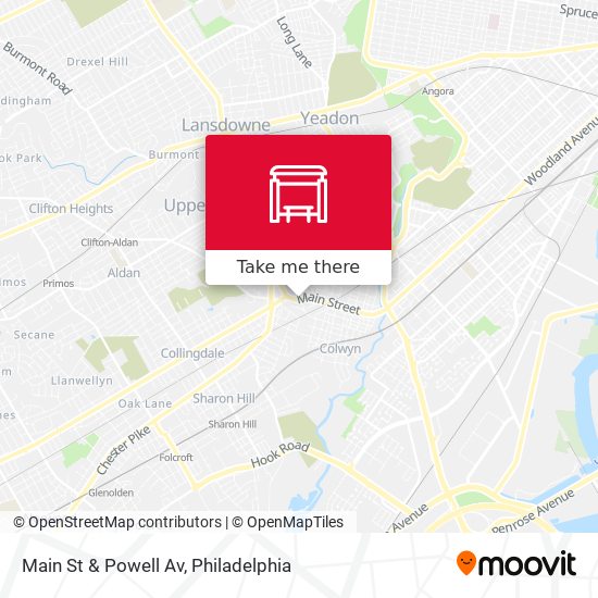 Main St & Powell Av map