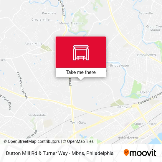 Dutton Mill Rd & Turner Way - Mbns map
