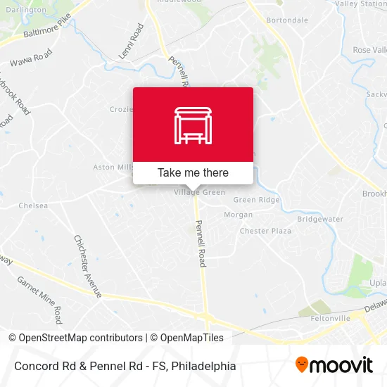 Concord Rd & Pennel Rd - FS map