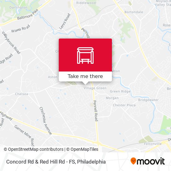 Concord Rd & Red Hill Rd - FS map