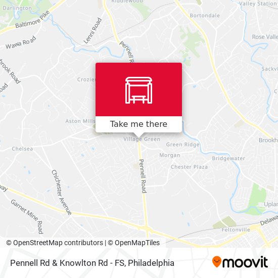 Mapa de Pennell Rd & Knowlton Rd - FS