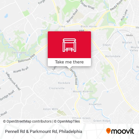 Pennell Rd & Parkmount Rd map