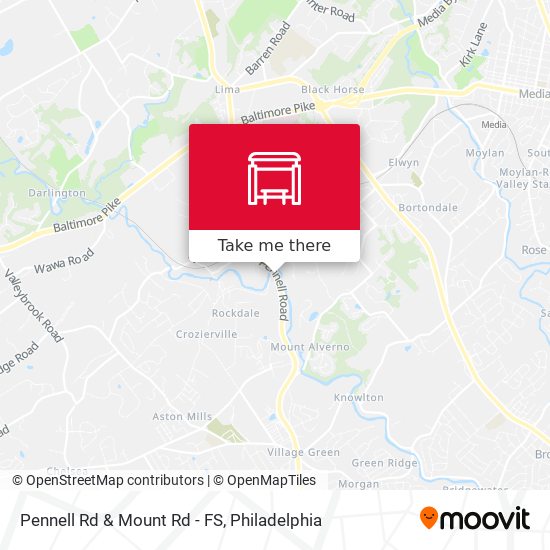Mapa de Pennell Rd & Mount Rd - FS