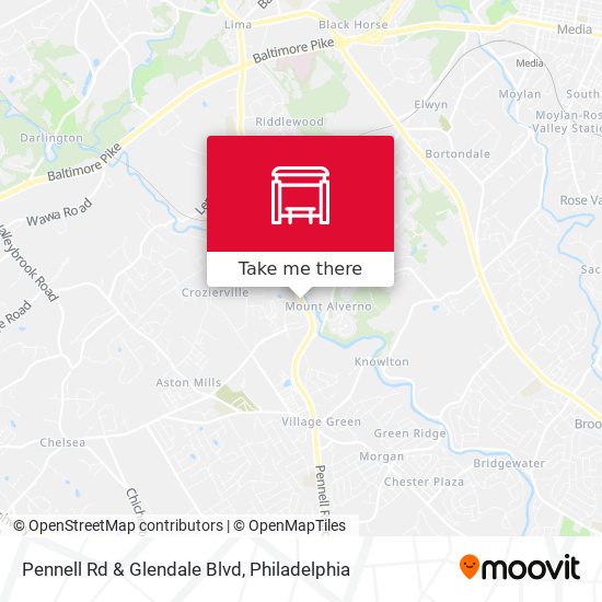 Mapa de Pennell Rd & Glendale Blvd