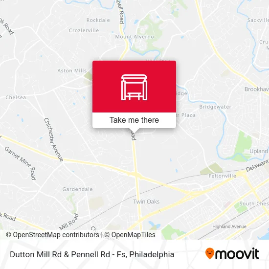 Mapa de Dutton Mill Rd & Pennell Rd - Fs