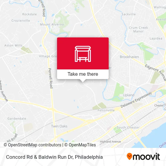 Concord Rd & Baldwin Run Dr map