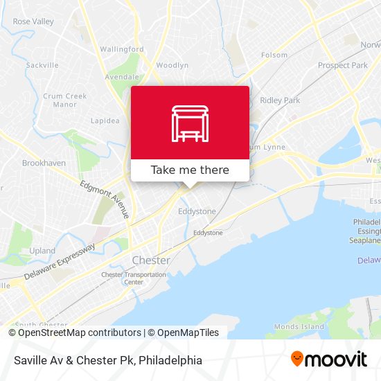 Mapa de Saville Av & Chester Pk