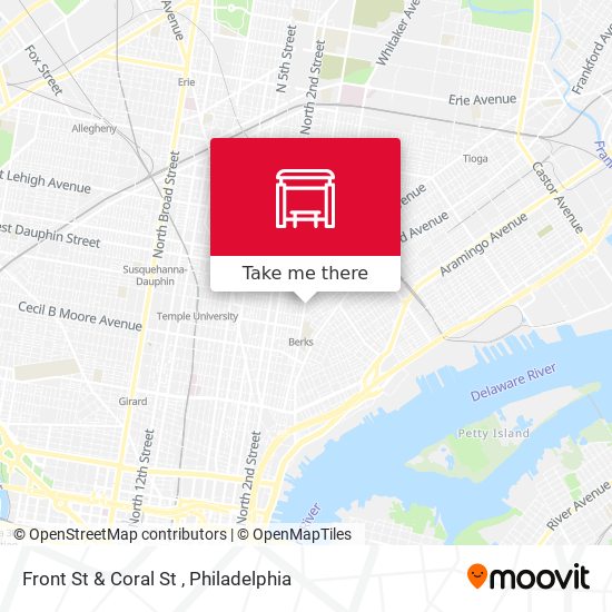 Mapa de Front St & Coral St