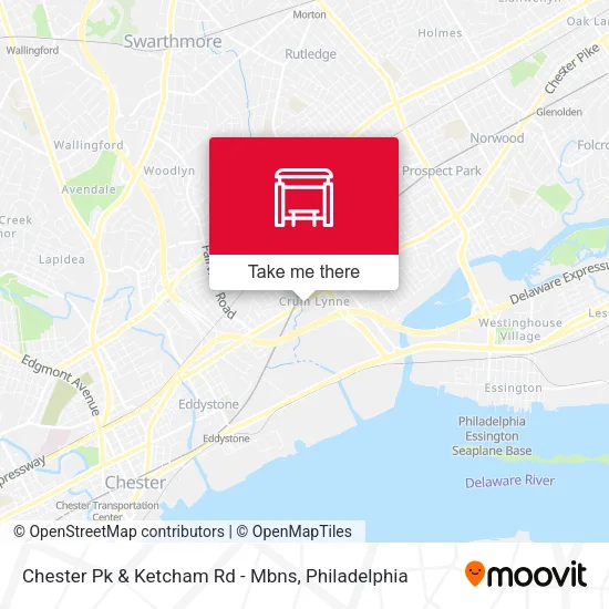 Chester Pk & Ketcham Rd - Mbns map