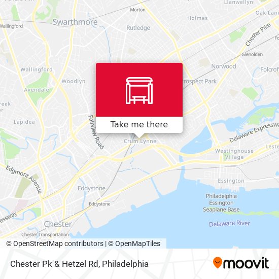 Chester Pk & Hetzel Rd map
