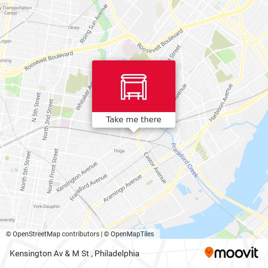Mapa de Kensington Av & M St