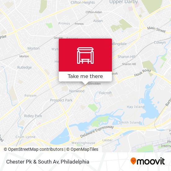 Mapa de Chester Pk & South Av
