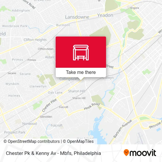 Chester Pk & Kenny Av - Mbfs map