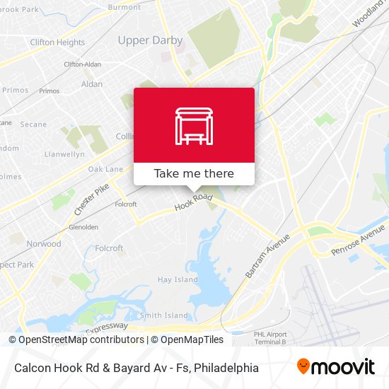 Calcon Hook Rd & Bayard Av - Fs map