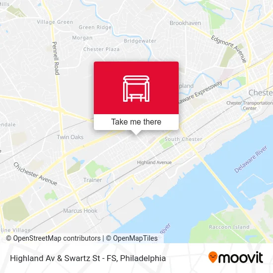 Highland Av & Swartz St - FS map