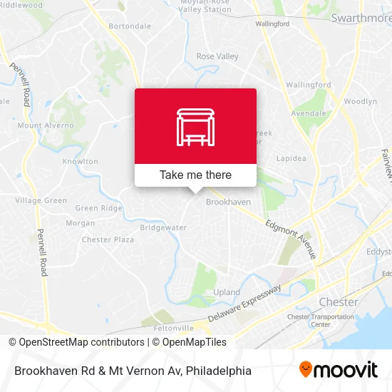 Brookhaven Rd & Mt Vernon Av map