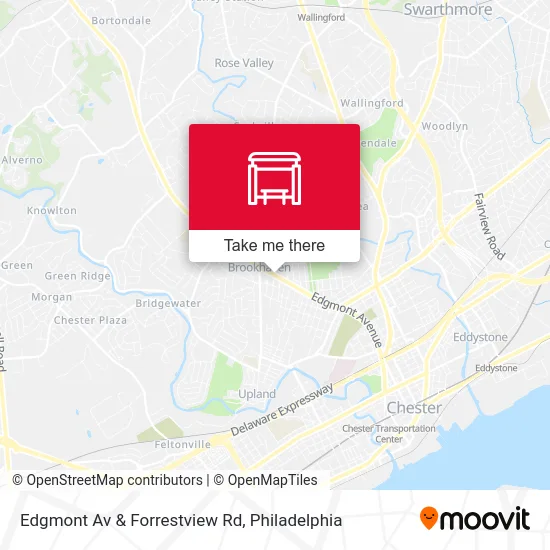 Edgmont Av & Forrestview Rd map