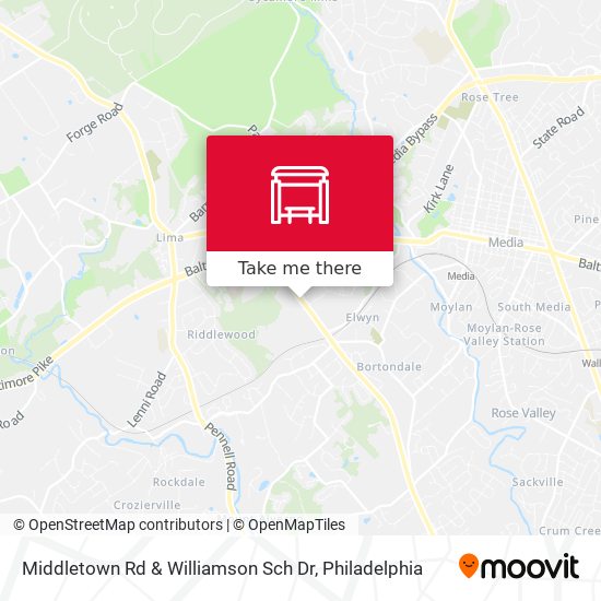 Mapa de Middletown Rd & Williamson Sch Dr