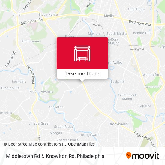Mapa de Middletown Rd & Knowlton Rd