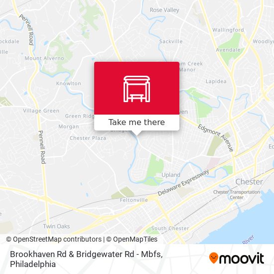 Brookhaven Rd & Bridgewater Rd - Mbfs map