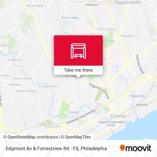 Edgmont Av & Forrestview Rd - FS map