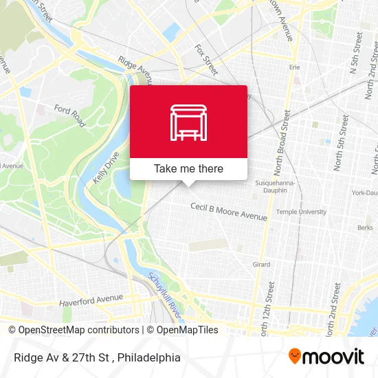 Mapa de Ridge Av & 27th St