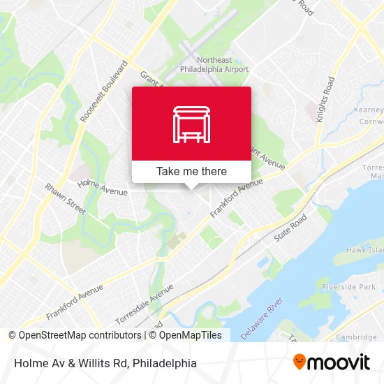 Holme Av & Willits Rd map