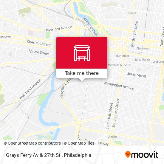 Mapa de Grays Ferry Av & 27th St