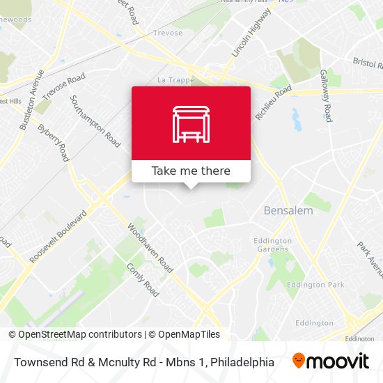Townsend Rd & Mcnulty Rd - Mbns 1 map