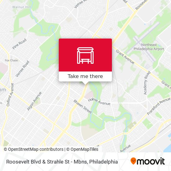 Mapa de Roosevelt Blvd & Strahle St - Mbns