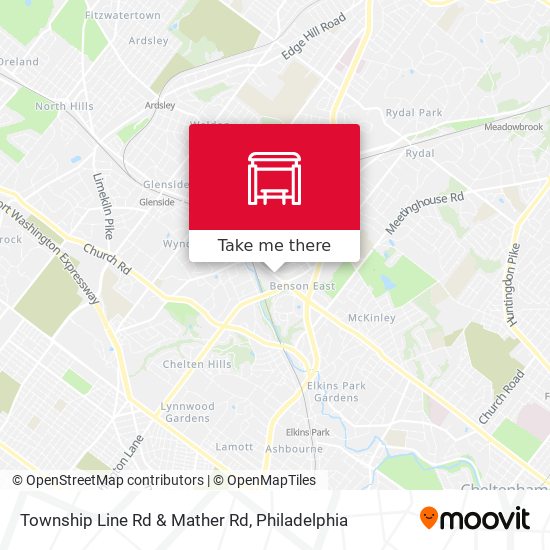 Mapa de Township Line Rd & Mather Rd