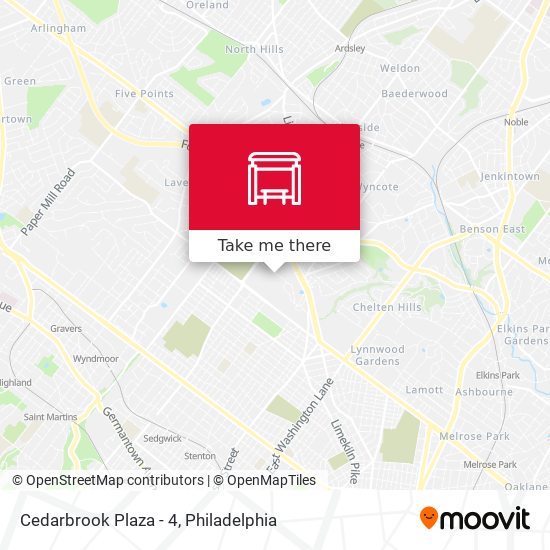 Cedarbrook Plaza - 4 map