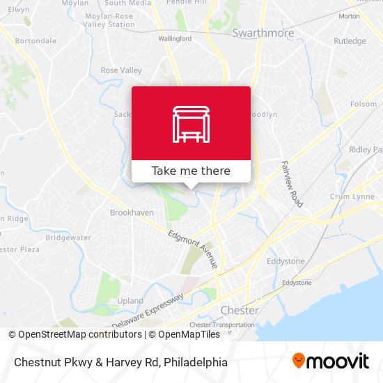 Chestnut Pkwy & Harvey Rd map