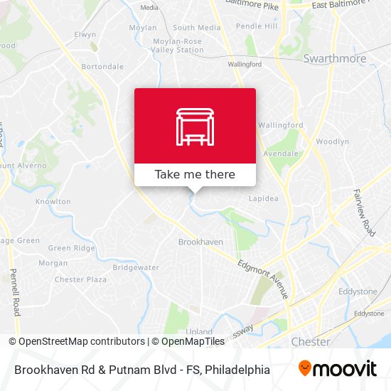 Mapa de Brookhaven Rd & Putnam Blvd - FS