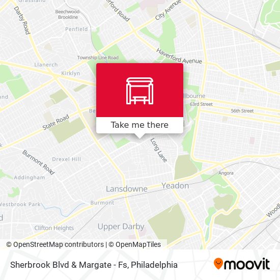 Sherbrook Blvd & Margate - Fs map