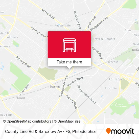 County Line Rd & Barcalow Av - FS map