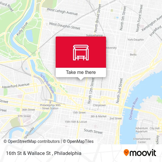 16th St & Wallace St map