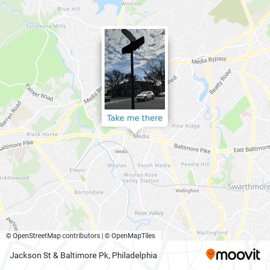 Mapa de Jackson St & Baltimore Pk