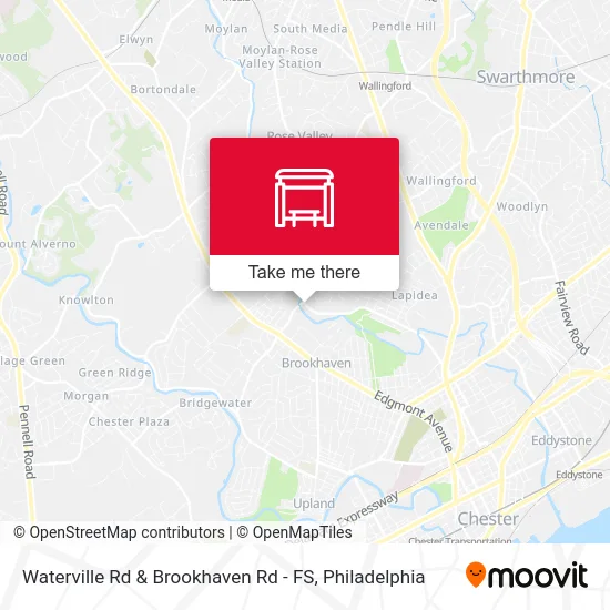 Waterville Rd & Brookhaven Rd - FS map
