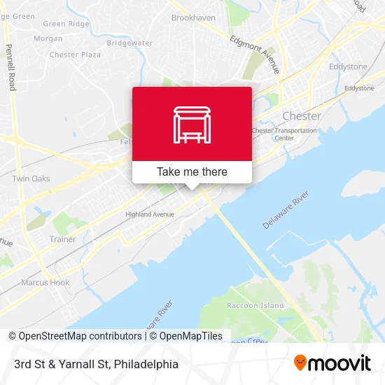 3rd St & Yarnall St map