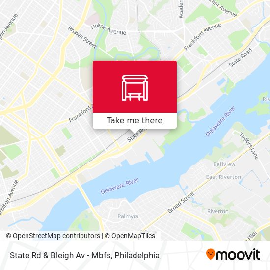 State Rd & Bleigh Av - Mbfs map