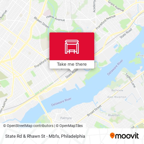 State Rd & Rhawn St - Mbfs map