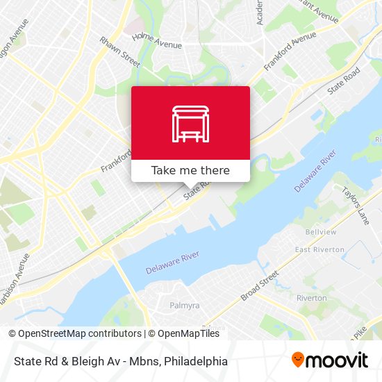 State Rd & Bleigh Av - Mbns map