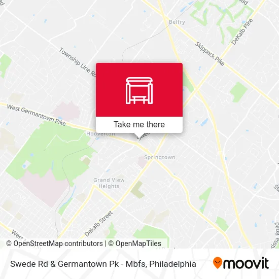 Swede Rd & Germantown Pk - Mbfs map