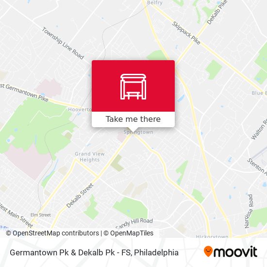 Mapa de Germantown Pk & Dekalb Pk - FS
