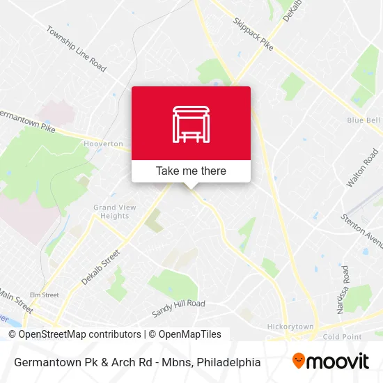 Germantown Pk & Arch Rd - Mbns map
